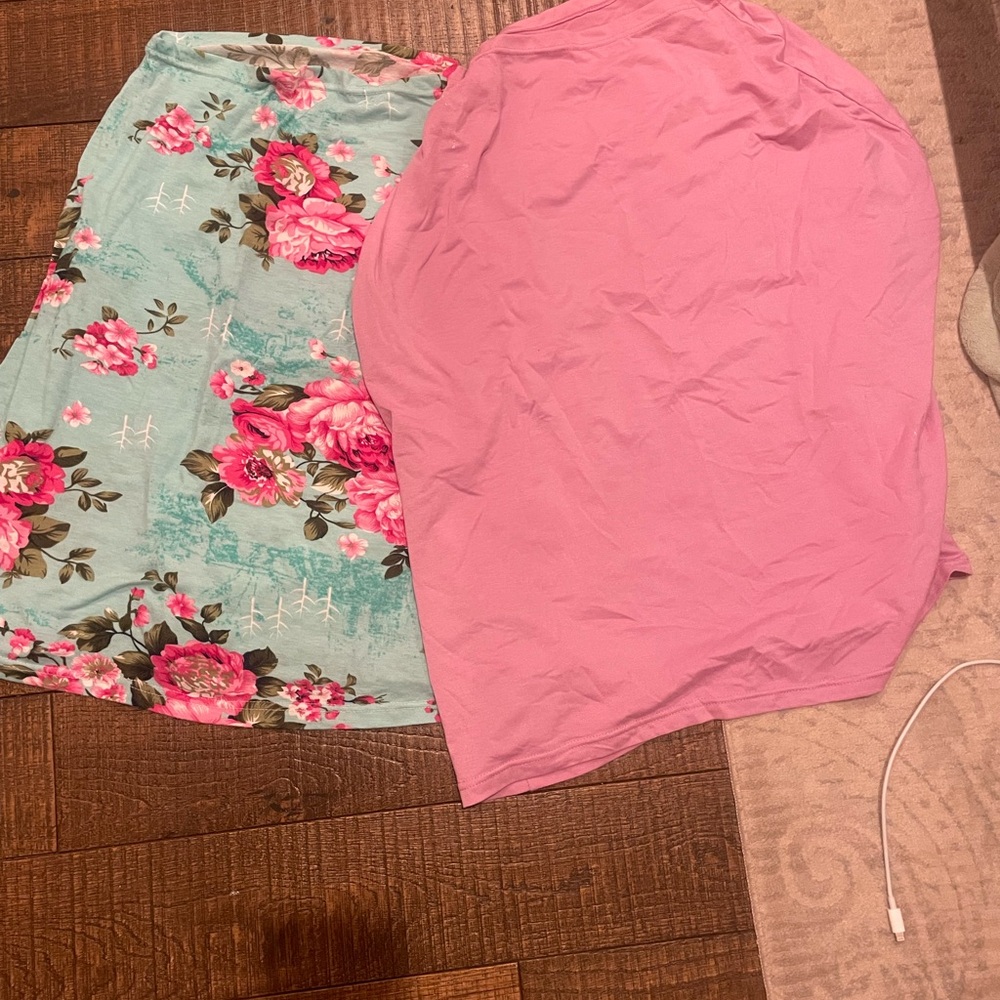 Floral and Pink Women's nursing covers